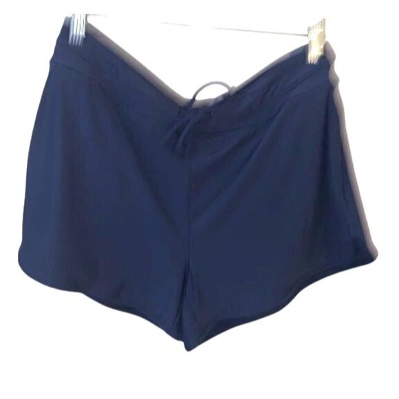 CRZ Yoga Womens Navy Blue Swim Shorts Size L - Picture 1 of 10